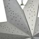 15. DECORATIVE HANGING PAPER STAR 75CM SILVER