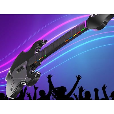 16. PDP Riffmaster Black, Gray Analog/Digital Guitar PC, PlayStation 4, PlayStation 5