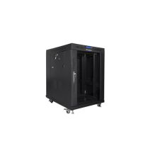 LANBERG FLOOR RACK CABINET 19" 15U 600X800 GLASS DOOR LCD BLACK FF01-6815-12BL (FLAT PACK)