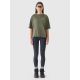 10. Women's oversize printed T-shirt 4F 4FRAW24TTSHF2583-43S