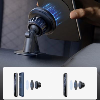 12. Joyroom JR-ZS356 magnetic cockpit phone holder - dark gray