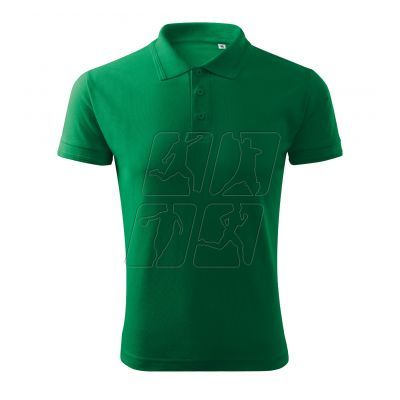 2. Malfini Pique Polo Free M MLI-F0316 polo shirt, grass green