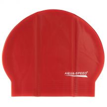 Aqua-Speed Soft Latex Red Swimming Cap