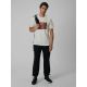4. Men's regular printed T-shirt 4F 4FRSS26TTSHM4238-11S