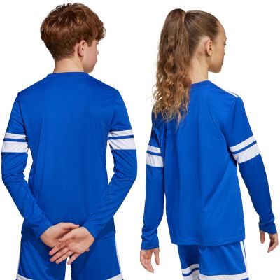 13. adidas Squadra 25 Long Sleeve Kids T-Shirt Blue JJ0046