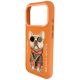 4. Nimmy Glasses Cool Dog iPhone 17 Pro Case - Orange