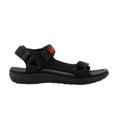 2. Lee Cooper men's shoes with velcro straps for summer beach sandals, lightweight black