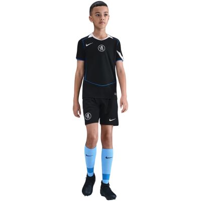 Nike Chelsea FC 2025/26 Stadium Third Kids' Shirt Black HM4123 011 L