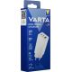15. Varta 57956 101 401 Mobile Charger Universal White AC Fast Charging Internal