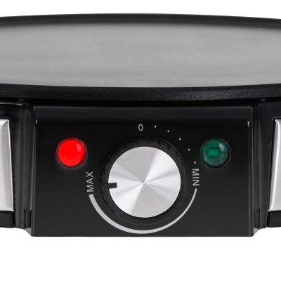 6. Adler AD 3058 Pancake Maker 1 Pan 1600 W Black, Stainless Steel