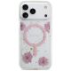 3. Guess Resin Flowers Glitter MagSafe Case for iPhone 17 Pro Max - Pink