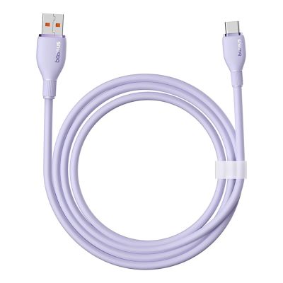 5. Baseus Pudding 100W USB-A - USB-C Cable 2m - Purple