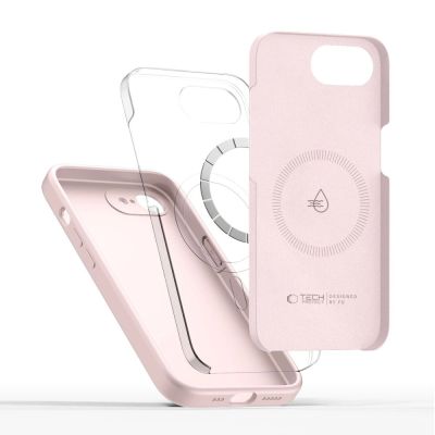 3. Tech-Protect Silicone MagSafe Case for iPhone 16e / 17e - Pink