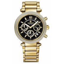 Giewont Sapphire Gold Black Women's Watch GW3380-B3
