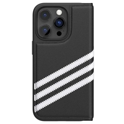 4. Adidas OR Booklet Case PU iPhone 14 Pro black/white 50196
