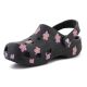 3. CROCS CLASSIC FLOWER CLOG K BLACK 212670-001
