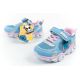 8. Leomil children's sports shoes sneakers Stitch light with velcro LED blue