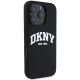 4. DKNY Silicone White Printed Logo MagSafe Case for iPhone 16 Pro Max - Black
