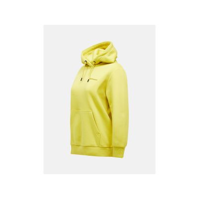 3. Women's PEAK PERFORMANCE W Original Small Logo Hoodie Yellow