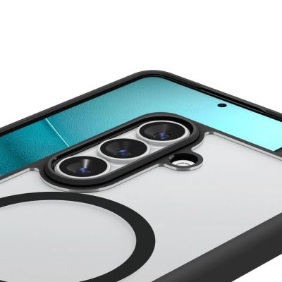 7. Spigen Ultra Hybrid Mag MagSafe Case for Samsung Galaxy S26 - Clear Black