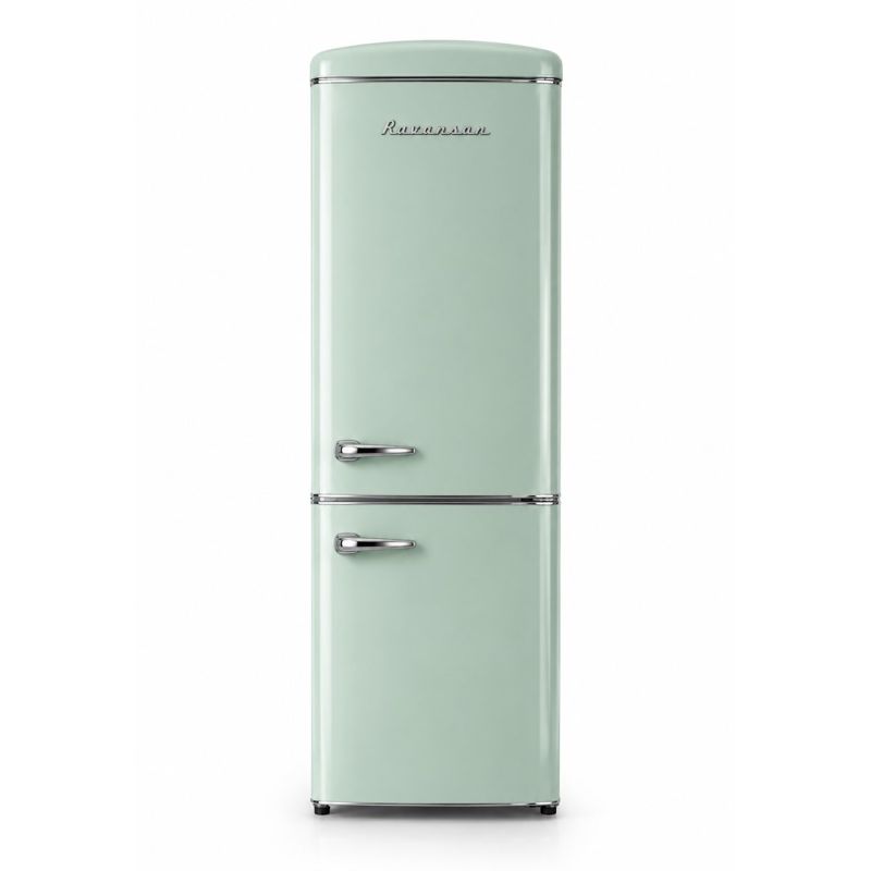 Ravanson LKK-315RM Retro Refrigerator 597mm x 707mm x 1943 mm | 315l | Total No Frost | Class E | Mint