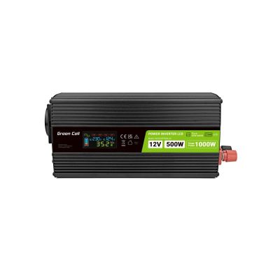 2. GREEN CELL LCD INVERTER 12V/230V 500W/1000W PURE SINE INVGC12P500LCD