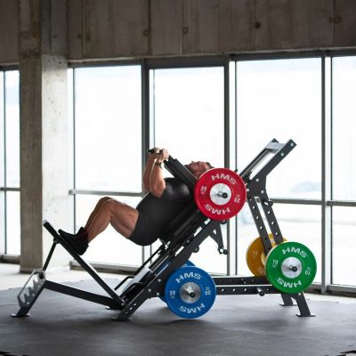 10. HMS LP3175 Semi Commercial Leg Crane (17-51-006) Gray, Black