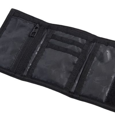 3. Puma Phase AOP Wallet Black and Gray 54758 05