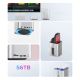 10. Orico MiniTower Docking Station with Hard Drive Bays for up to 56TB - Silver