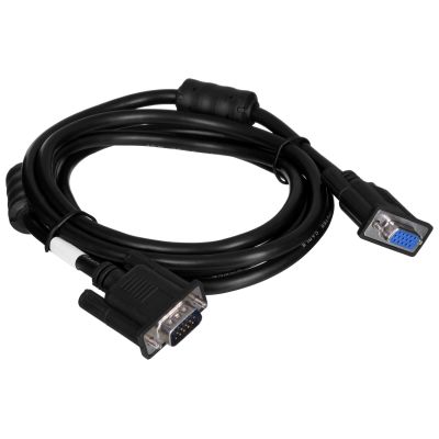 4. Lanberg CA-VGAC-10CC-0018-B+ cable (D-Sub (VGA) M - D-Sub (VGA) F; 1.8m; black)