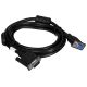 4. Lanberg CA-VGAC-10CC-0018-B+ cable (D-Sub (VGA) M - D-Sub (VGA) F; 1.8m; black)