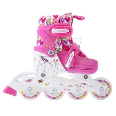 13. Roller skates-rollers-skates adjustable Smj sport Combo Hearts 3in1 Led Jr HS-TNK-000011510