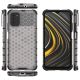 12. Honeycomb Case armor cover with TPU Bumper for Xiaomi Poco M3 transparent