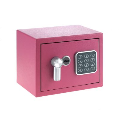 5. Yale Mini Electronic Safe Pink YSV mini pink basic safe