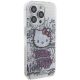 4. Hello Kitty IML Kitty On Bricks Graffiti case for iPhone 13 Pro Max - white