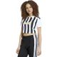 adidas Juventus 26/27 Home Cropped Jersey Women's White/Black KB8878