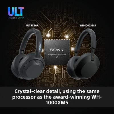 2. SONY WH-ULT900NB Headphones, black