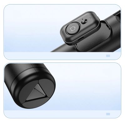 24. Selfie stick WC12YDS 1.3m aluminum alloy telescopic tripod with dual lamp and phone holder - black
