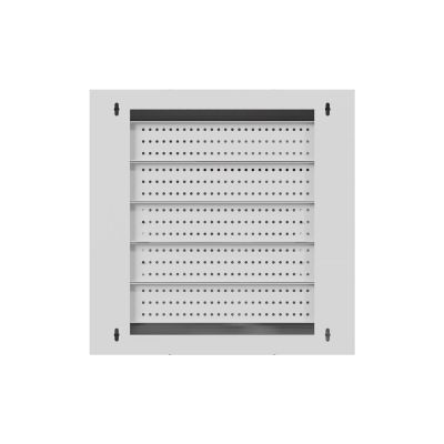 12. TPR 10" INSTALLATION CABINET WITH MESH BOARD 400X400X140 GRAY LANBERG (ASSEMBLED)