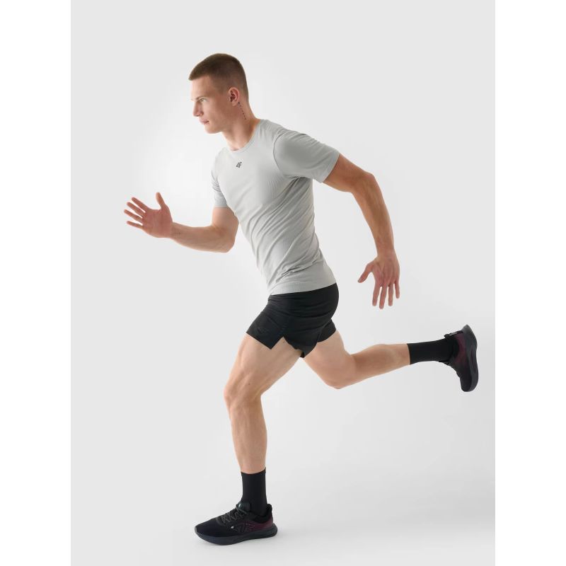 3. Men's quick-drying running shorts 4F 4FWAW24TFSHM633-22S