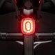 5. Rockbros Q2S LED Rear Bike Light with Smart Stop System + USB-C - USB-A Cable - Black