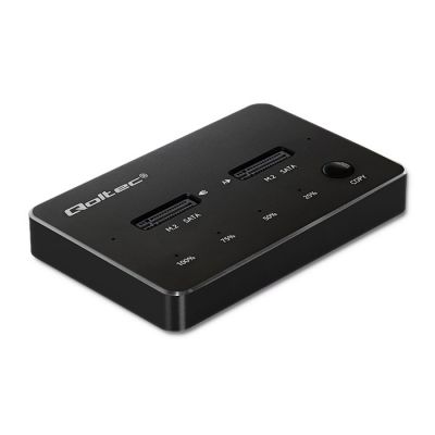 17. QOLTEC 2X SSD M.2 SATA | NGFF | USB TYPE C DOCKING STATION