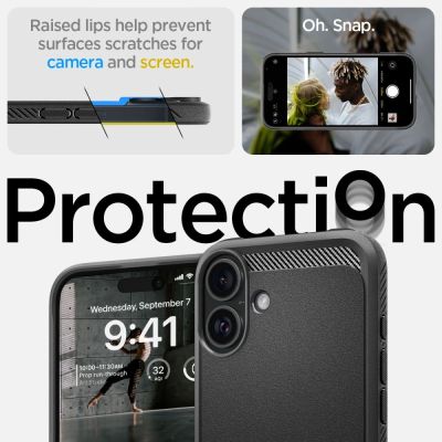 11. Spigen Rugged Armor MagSafe case for iPhone 16 - black