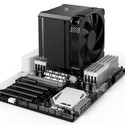 16. Jonsbo HX6250 Processor Radiator 14 cm Black 1 pc.