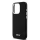 6. DKNY Liquid Silicone Small Metal Logo MagSafe Case for iPhone 14 Pro - Black