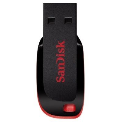 3. SanDisk Cruzer Blade SDCZ50-064G-B35 pendrive (64GB; USB 2.0; black)