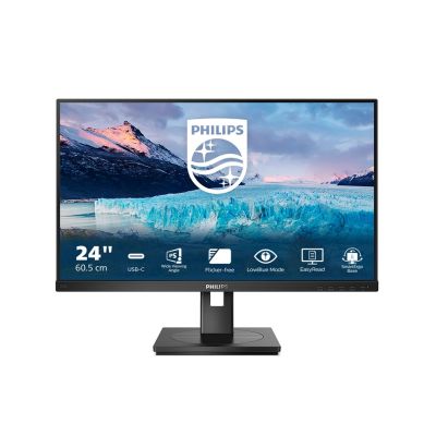 16. Philips S Line 243S1/00 computer monitor 60.5 cm (23.8") 1920 x 1080 px Full HD LCD Black