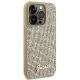 4. Guess Disco Metal Script case for iPhone 15 Pro - gold