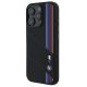 2. BMW Silicone Cut Tricolor Lines MagSafe Case for iPhone 16 Pro - Black