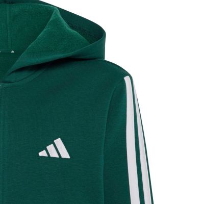 3. adidas Essentials Full-Zip Kids' Sweatshirt Green KT3373